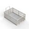 Anysizebasket Rectangular Wire Mesh Basket: 18Lx12Wx6H, 304 SS, 5/16 Rod Frame, Stacking Handles, Mesh: 4 x .063 TMT-180120060-A04S - alternate 1